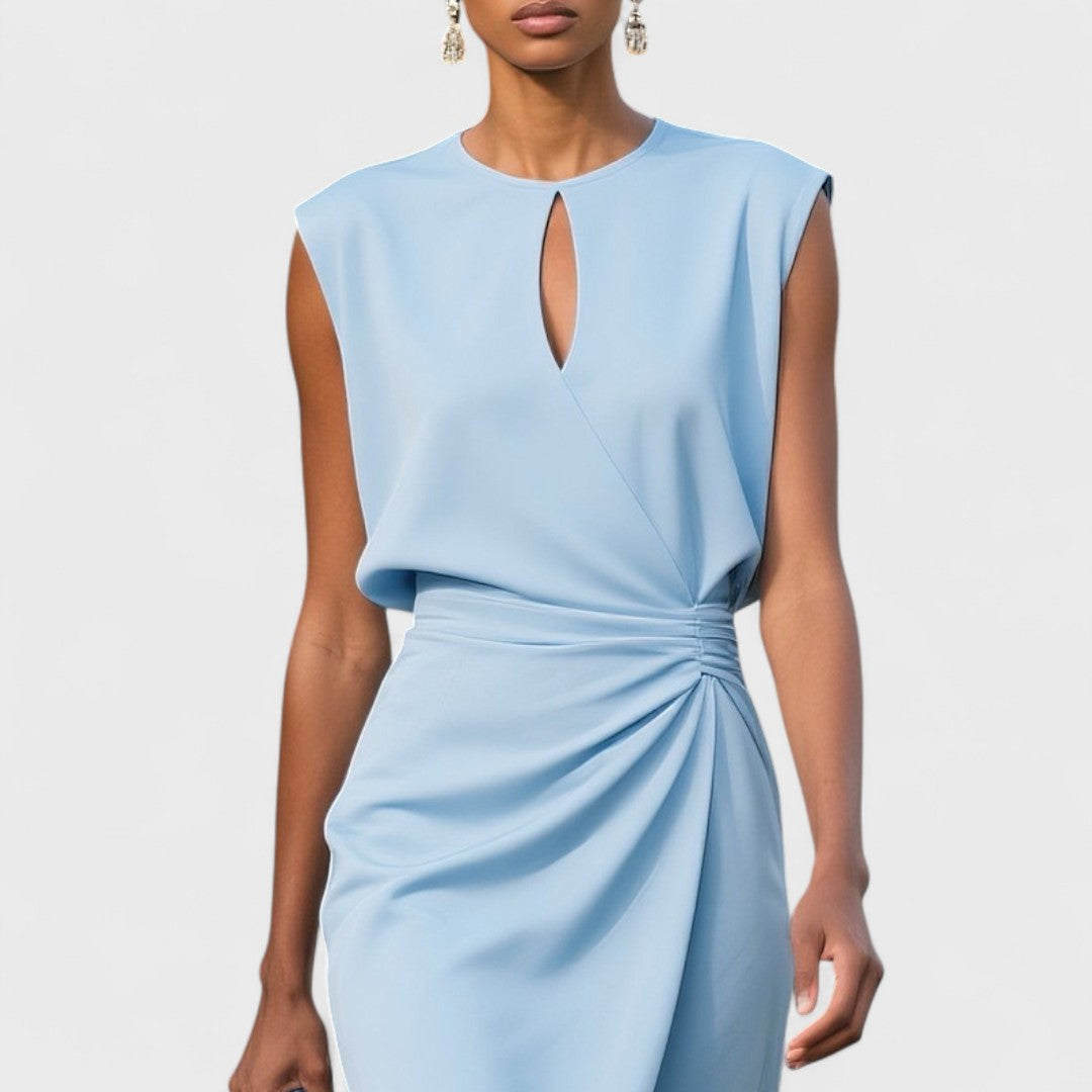 Olena – Elegancka sukienka kopertowa midi