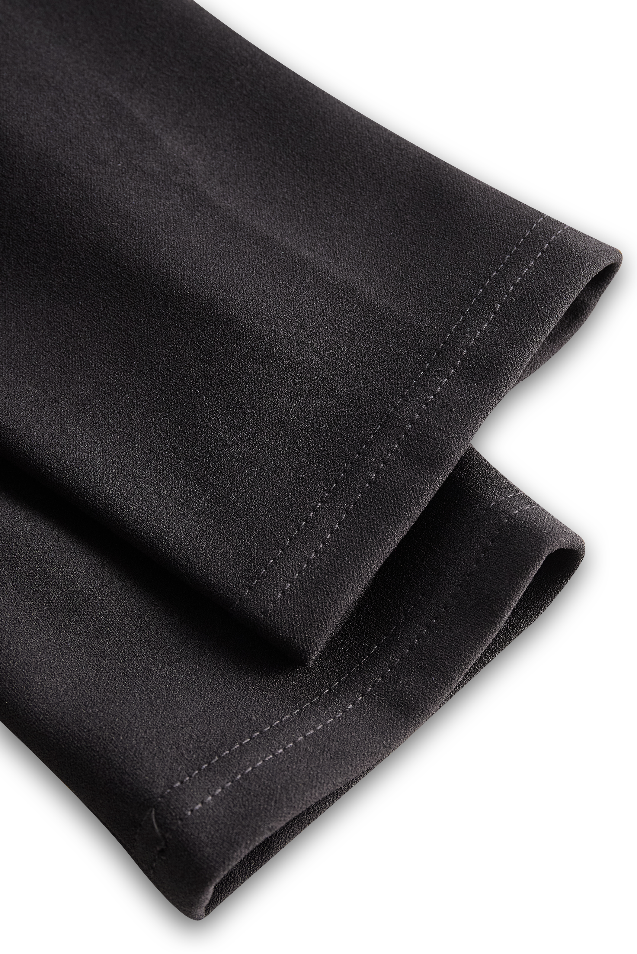 Czeslawa - Wyrafinowana Czarna Sukienka z Paskiem