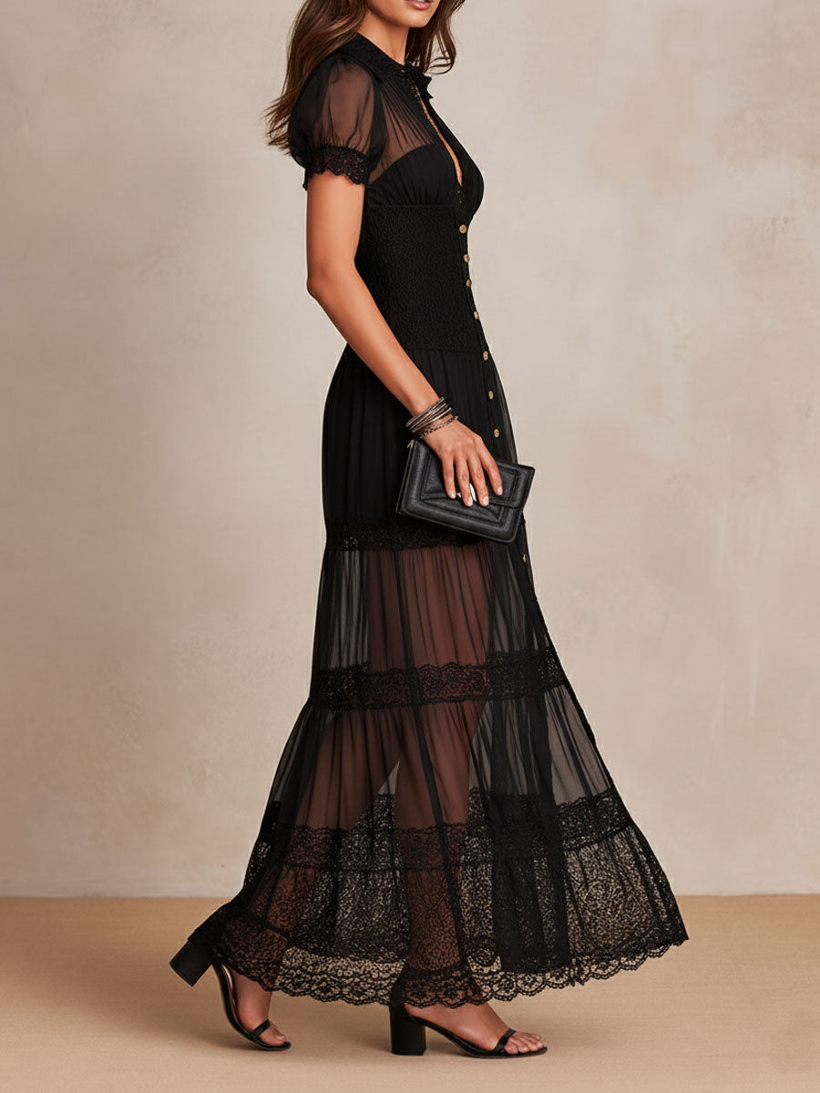 Gillian | Elegancka sukienka maxi