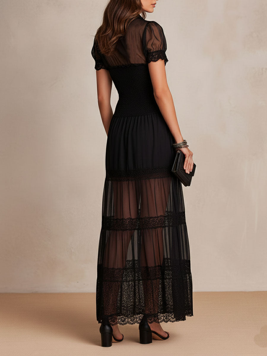 Gillian | Elegancka sukienka maxi