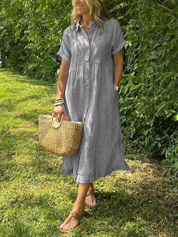 Barbara - Wygodna i codzienna maxi sukienka