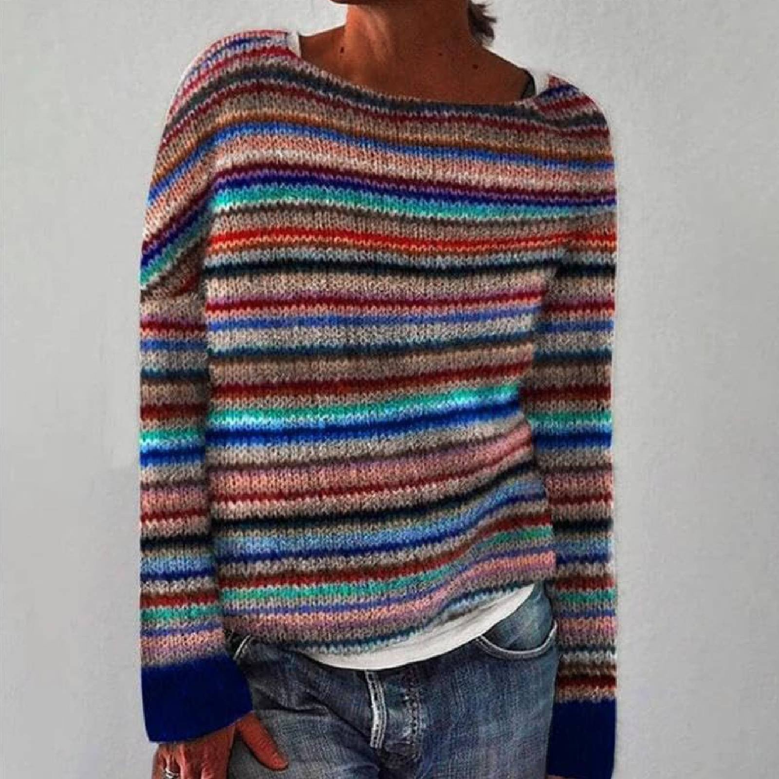 Mila - Przytulny retro sweter