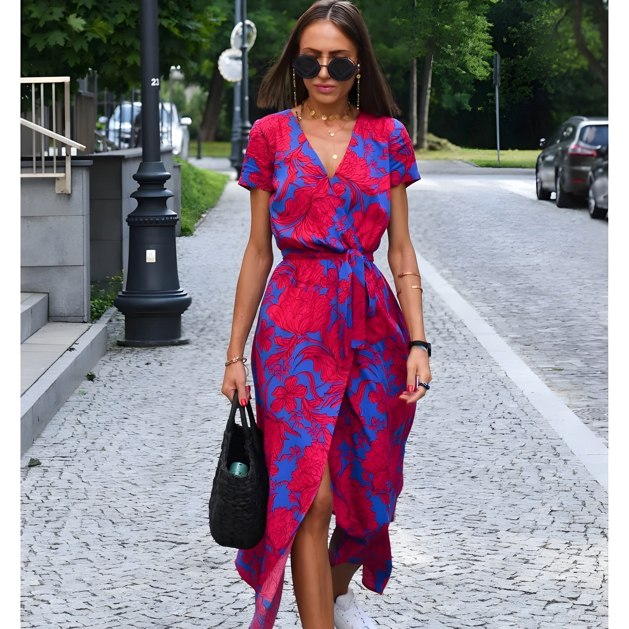 Aldona - Zwiewna i elegancka sukienka na każdą okazję