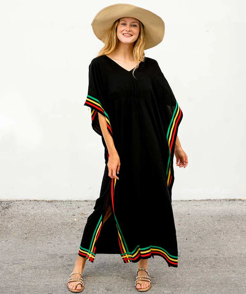 Laura – Letni kaftan z bawełny i lnu