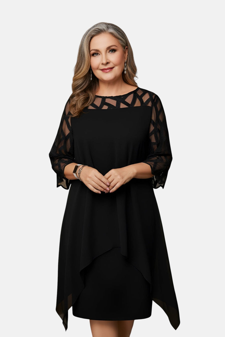 Danuta - Sukienka Modelująca Komfortowo Elegancka
