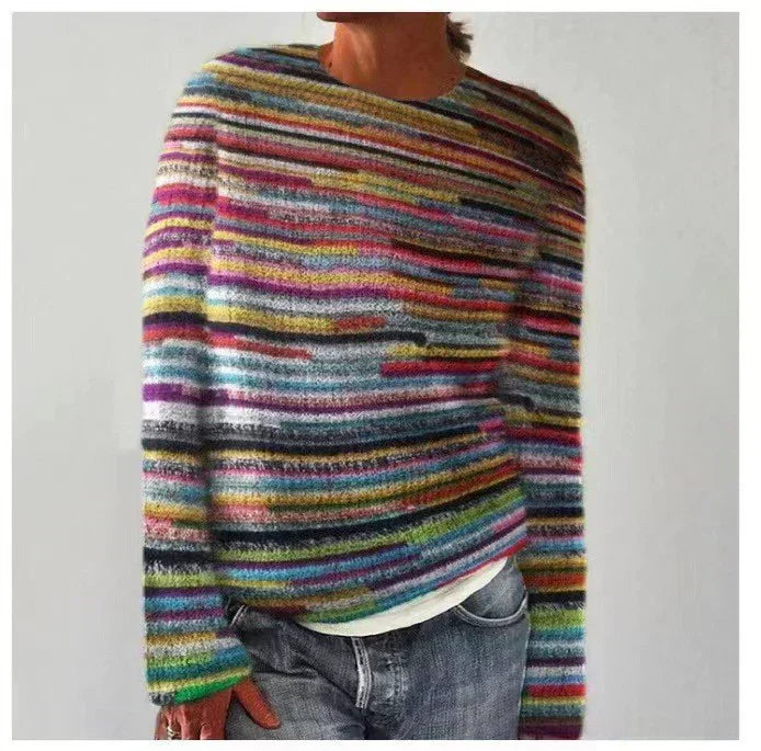 Aneta - Przytulny retro sweter